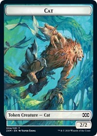 Cat // Servo Double-sided Token [Double Masters Tokens] | Arkham Games and Comics