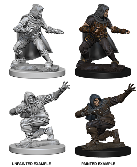 Pathfinder Deep Cuts Unpainted Miniatures: Human Male Rogue | Arkham Games and Comics