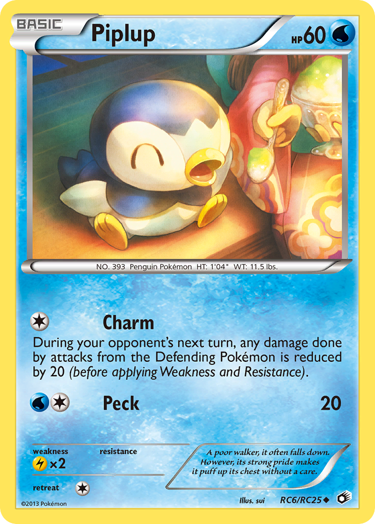 Piplup (RC6/RC25) [Black & White: Legendary Treasures] | Arkham Games and Comics