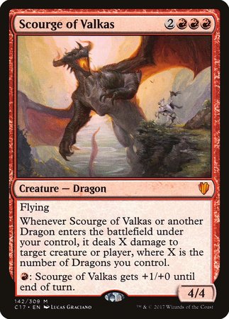 Scourge of Valkas [Commander 2017] | Arkham Games and Comics