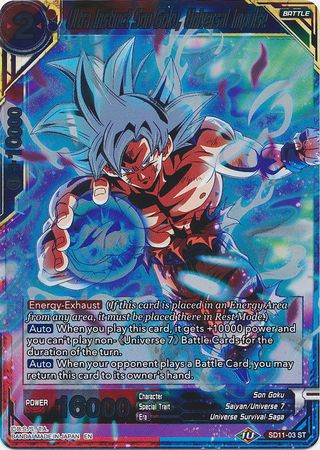 Ultra Instinct Son Goku, Universal Impulse (Gold Stamped) (Starter Deck Exclusive) (SD11-03) [Universal Onslaught] | Arkham Games and Comics