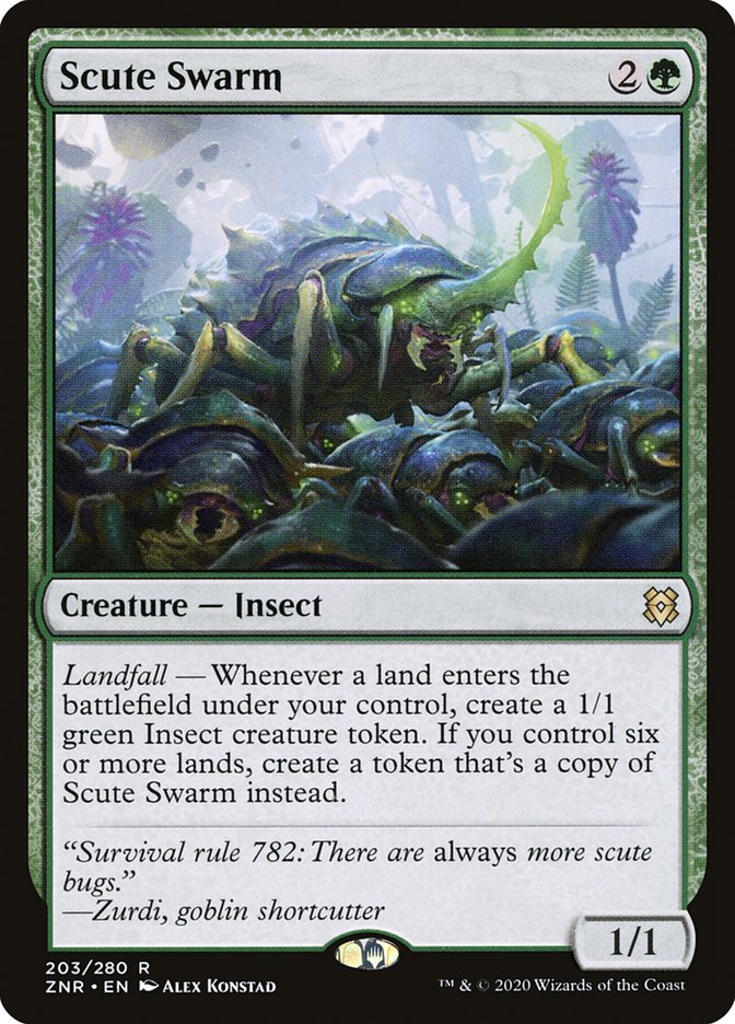 Scute Swarm [Zendikar Rising] | Arkham Games and Comics