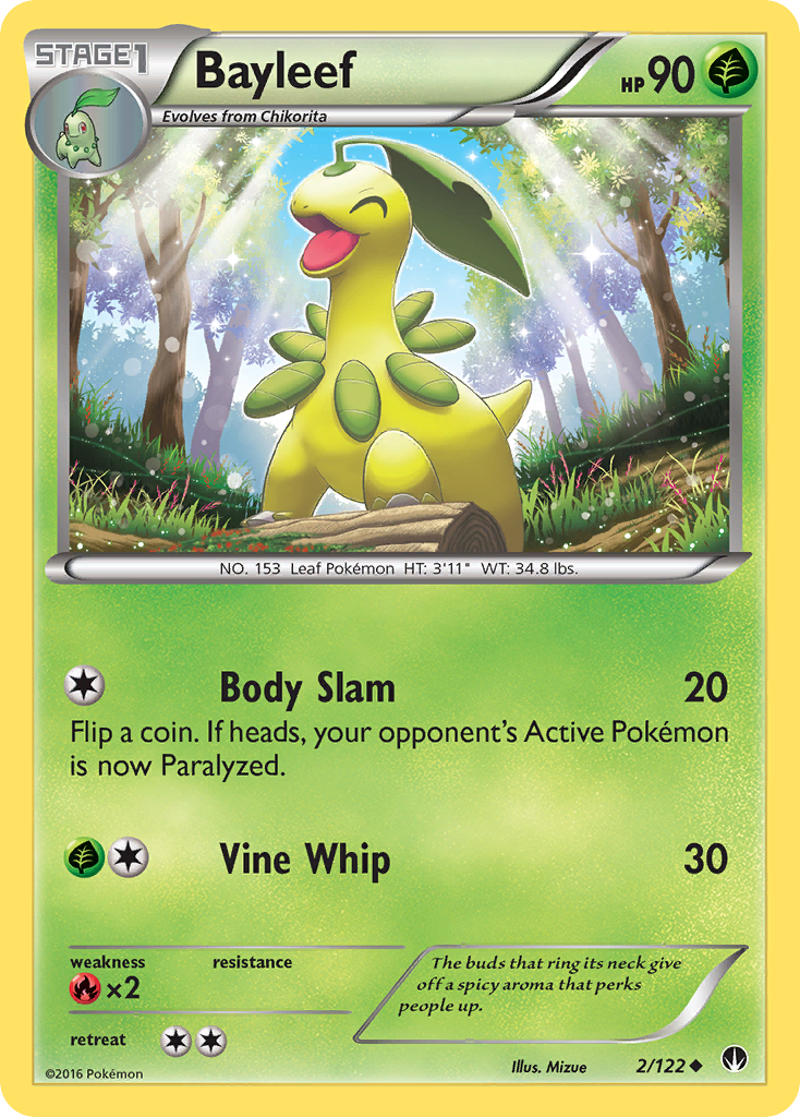 Bayleef (2/122) [XY: BREAKpoint] | Arkham Games and Comics