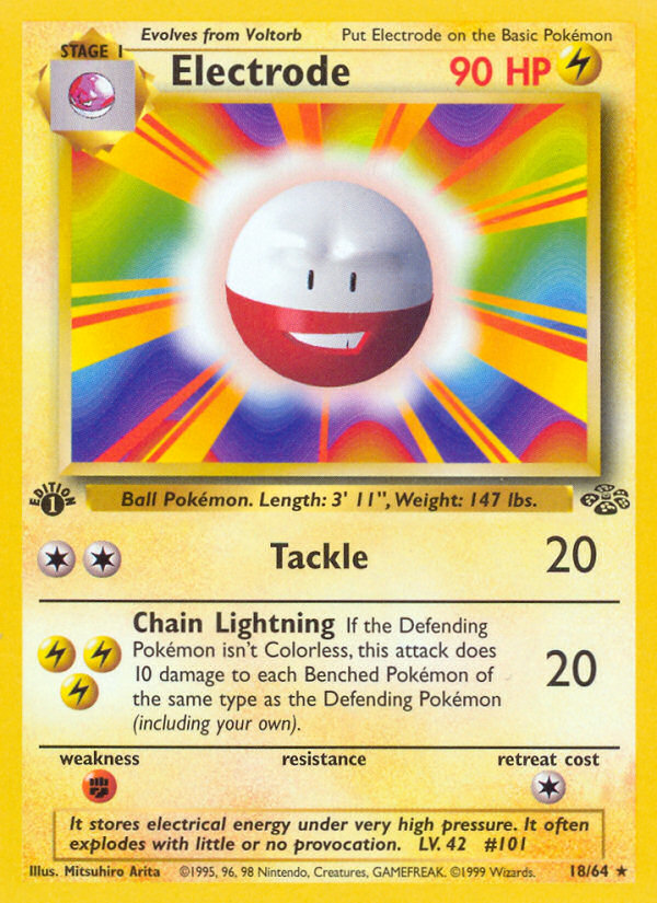 Electrode (18/64) [Jungle 1st Edition] | Arkham Games and Comics