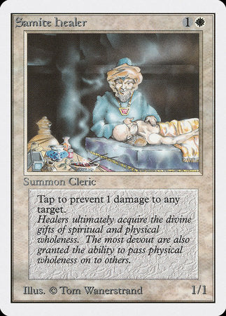 Samite Healer [Unlimited Edition] | Arkham Games and Comics