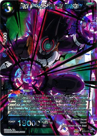Black Masked Saiyan, the Devastator (BT5-111) [Miraculous Revival] | Arkham Games and Comics