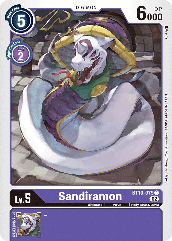 Sandiramon [BT10-079] [Xros Encounter] | Arkham Games and Comics