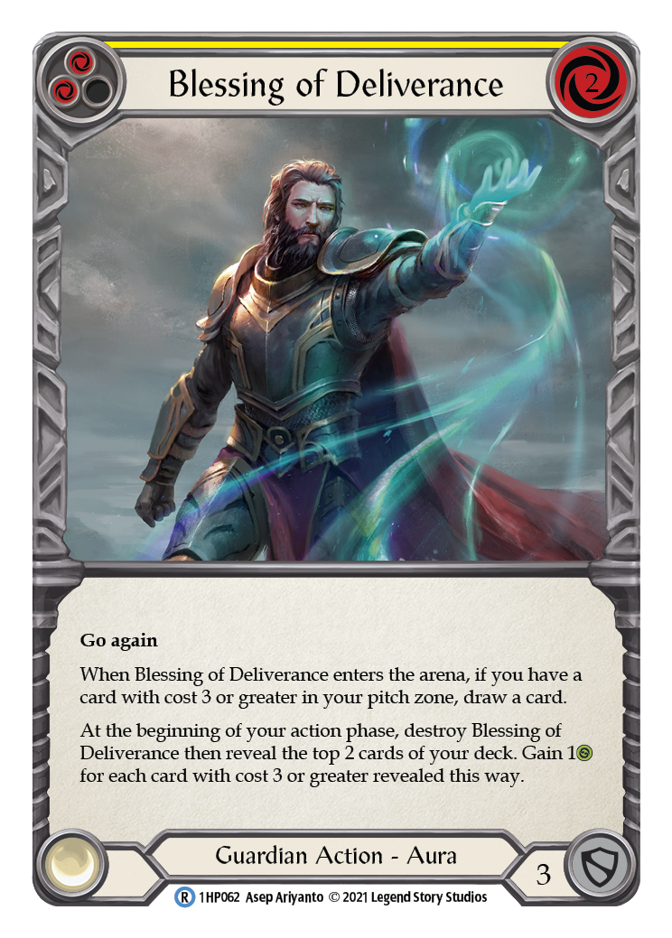 Blessing of Deliverance (Yellow) [1HP062] (History Pack 1) | Arkham Games and Comics