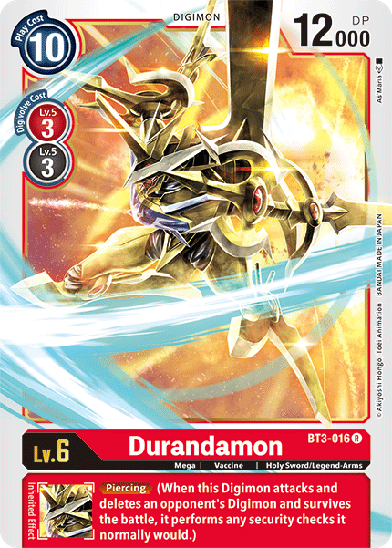 Durandamon [BT3-016] [Release Special Booster Ver.1.5] | Arkham Games and Comics