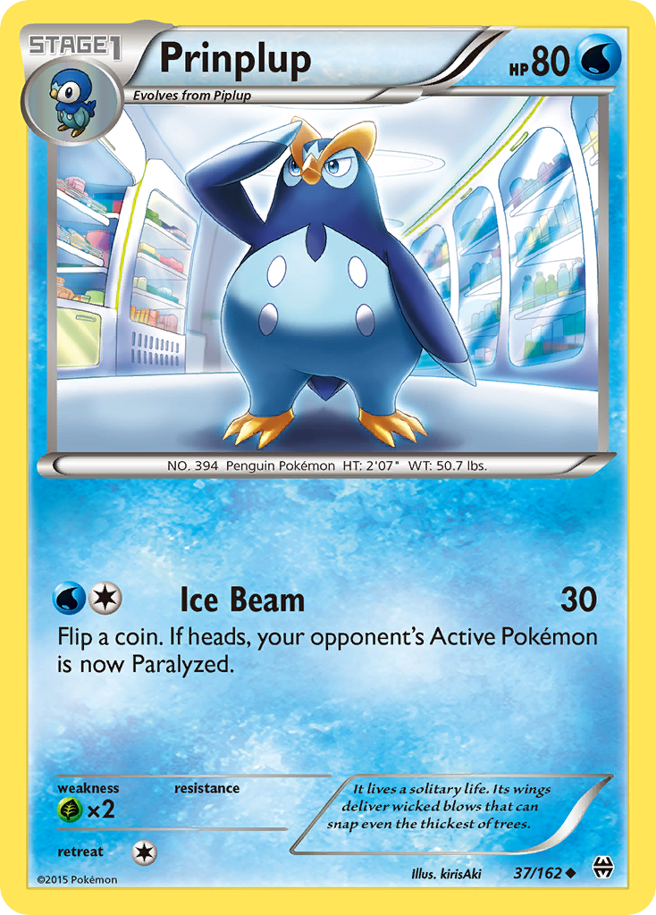 Prinplup (37/162) [XY: BREAKthrough] | Arkham Games and Comics