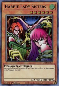 Harpie Lady Sisters (Green) [LDS2-EN065] Ultra Rare | Arkham Games and Comics