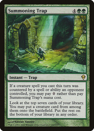 Summoning Trap [Zendikar] | Arkham Games and Comics