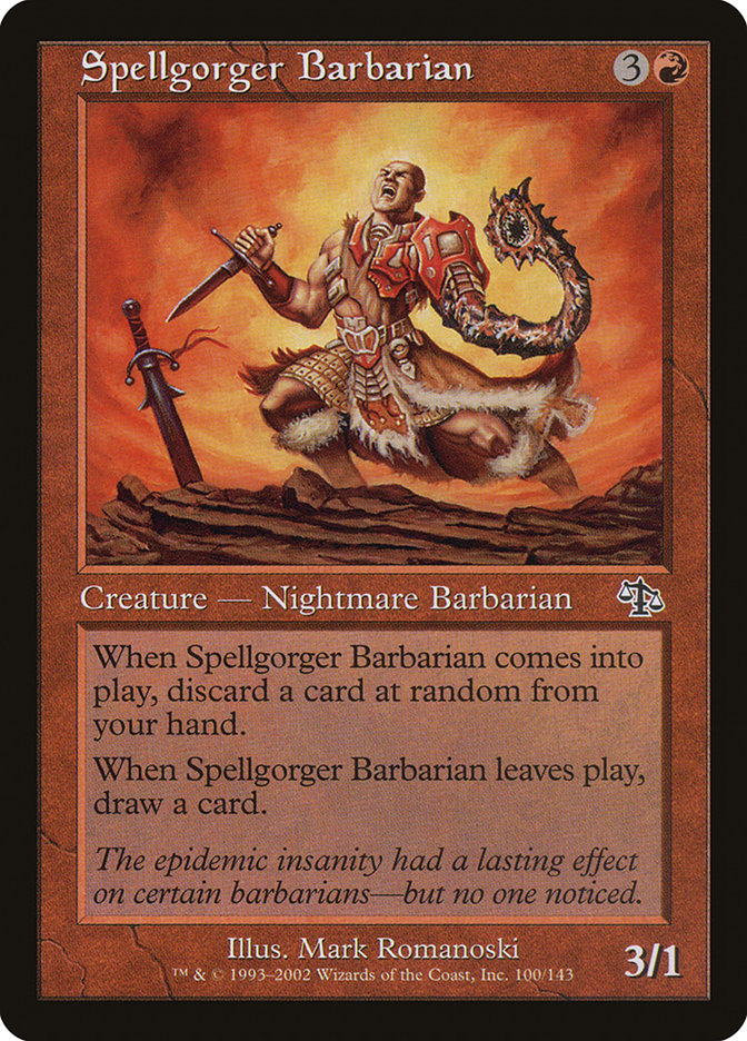 Spellgorger Barbarian [Judgment] | Arkham Games and Comics