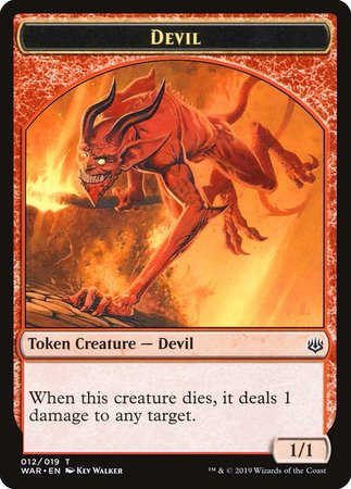 Devil Token [War of the Spark Tokens] | Arkham Games and Comics