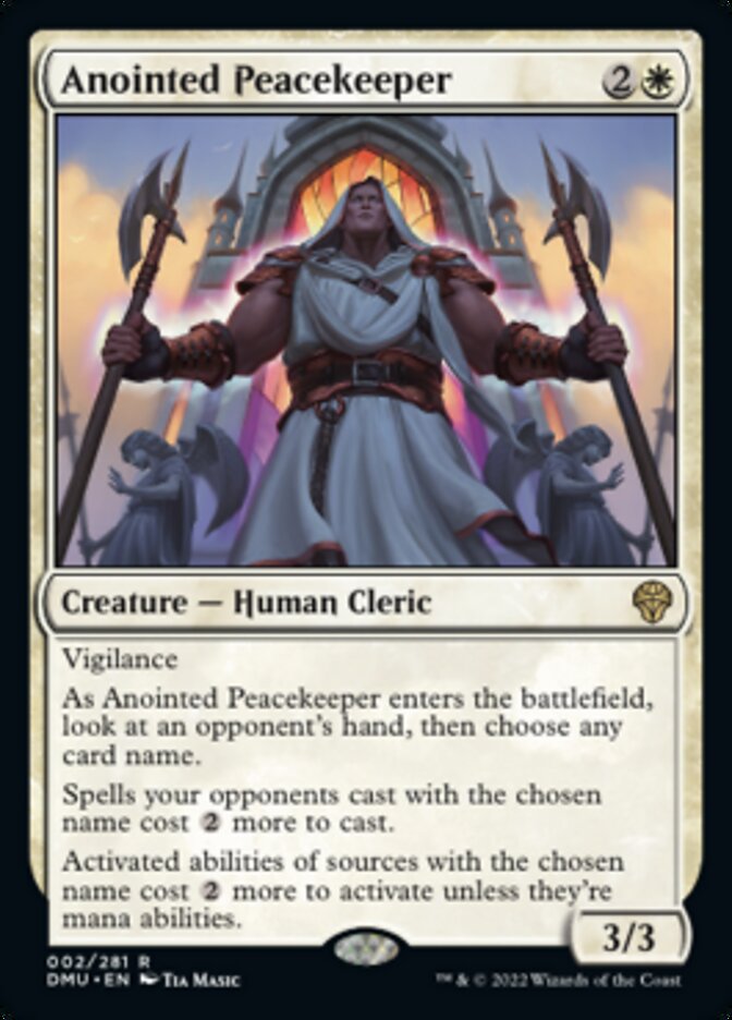 Anointed Peacekeeper [Dominaria United] | Arkham Games and Comics