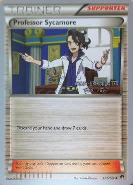 Professor Sycamore (107/122) (Black Dragon - Shuntu Sadahiro) [World Championships 2016] | Arkham Games and Comics