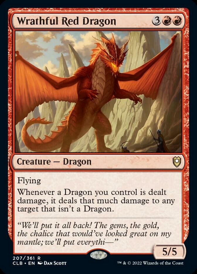 Wrathful Red Dragon [Commander Legends: Battle for Baldur's Gate] | Arkham Games and Comics