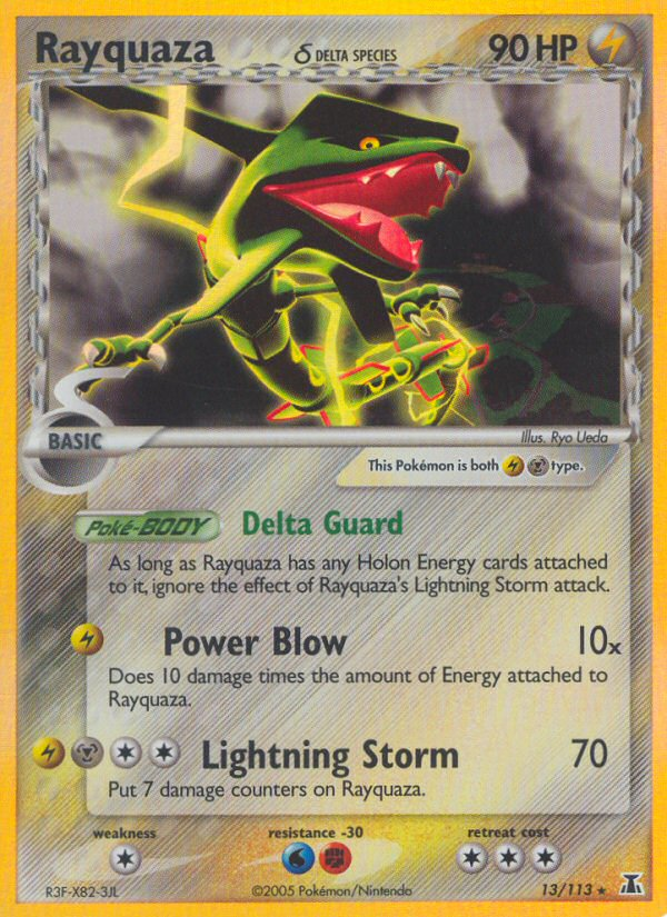 Rayquaza (13/113) (Delta Species) [EX: Delta Species] | Arkham Games and Comics