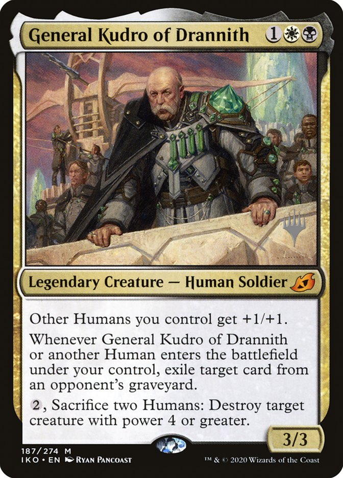 General Kudro of Drannith (Promo Pack) [Ikoria: Lair of Behemoths Promos] | Arkham Games and Comics