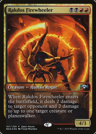 Rakdos Firewheeler [Ravnica Allegiance Promos] | Arkham Games and Comics