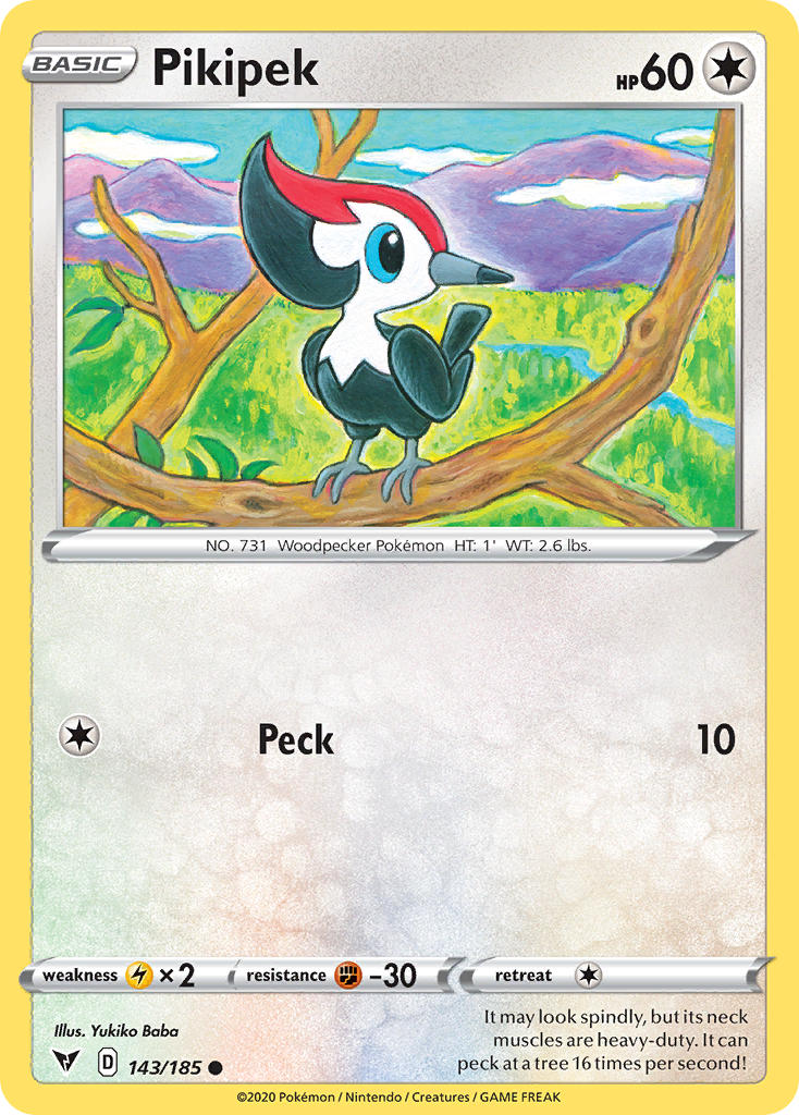 Pikipek (143/185) [Sword & Shield: Vivid Voltage] | Arkham Games and Comics