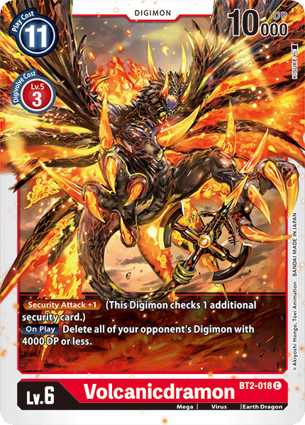 Volcanicdramon [BT2-018] [Release Special Booster Ver.1.0] | Arkham Games and Comics