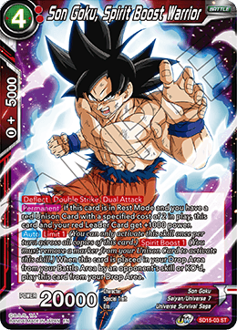 Son Goku, Spirit Boost Warrior (Starter Deck - Pride of the Saiyans) (SD15-03) [Cross Spirits] | Arkham Games and Comics