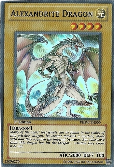 Alexandrite Dragon [PHSW-EN000] Super Rare | Arkham Games and Comics