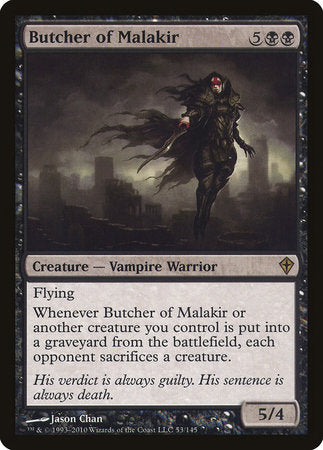 Butcher of Malakir [Worldwake] | Arkham Games and Comics