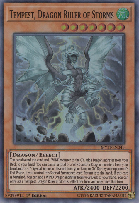 Tempest, Dragon Ruler of Storms [MYFI-EN045] Super Rare | Arkham Games and Comics