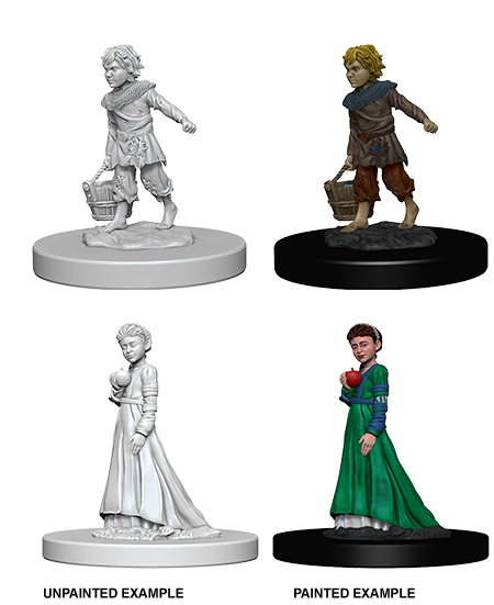 Pathfinder Deep Cuts Unpainted Miniatures: Children | Arkham Games and Comics