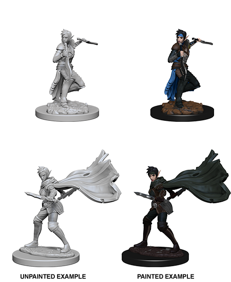 Pathfinder Deep Cuts Unpainted Miniatures: Elf Female Rogue | Arkham Games and Comics