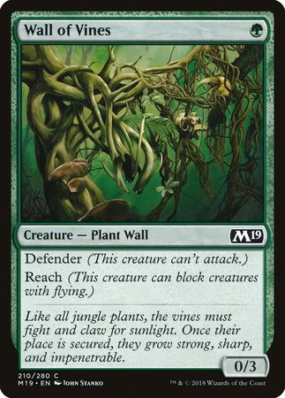 Wall of Vines [Core Set 2019] | Arkham Games and Comics