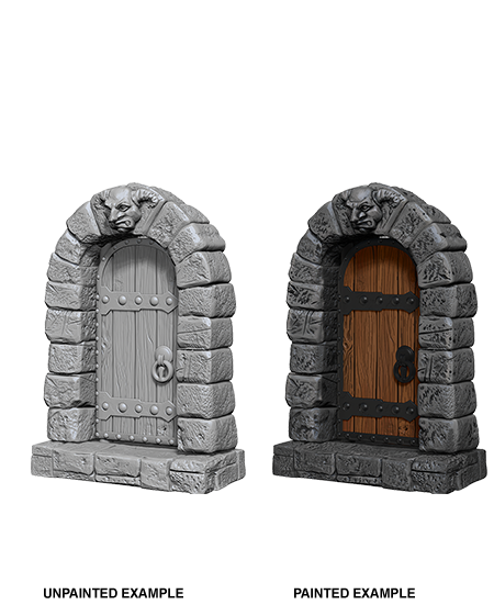 WizKids Deep Cuts Unpainted Miniatures: Doors | Arkham Games and Comics