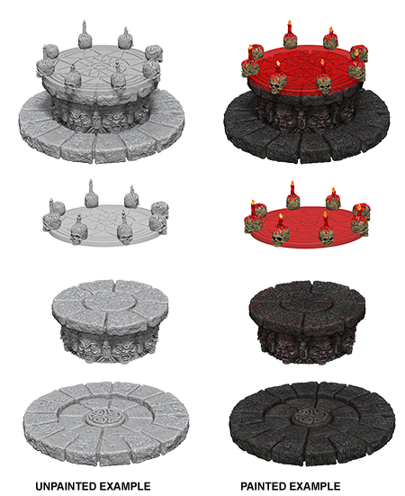 WizKids Deep Cuts Unpainted Miniatures: Magic Dais | Arkham Games and Comics