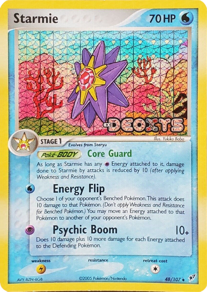 Starmie (48/107) (Stamped) [EX: Deoxys] | Arkham Games and Comics