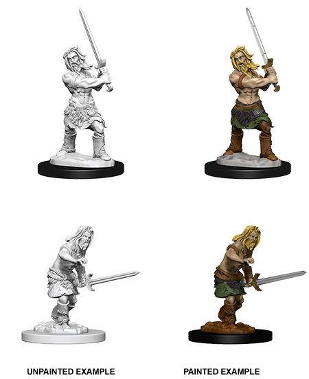 Pathfinder Battles Deep Cuts: Male Human Barbarian | Arkham Games and Comics