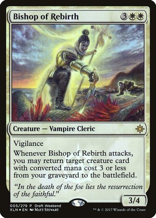 Bishop of Rebirth [Ixalan Promos] | Arkham Games and Comics