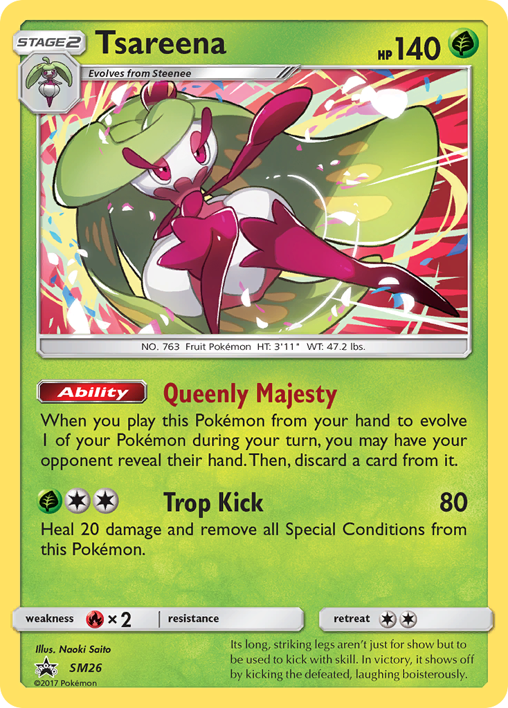 Tsareena (SM26) [Sun & Moon: Black Star Promos] | Arkham Games and Comics