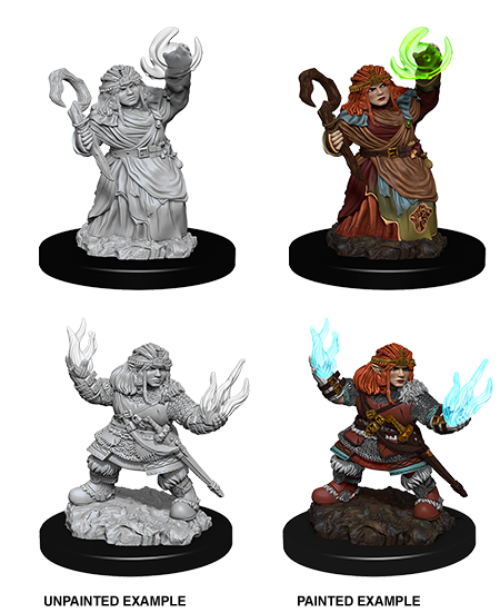 Pathfinder Battles Deep Cuts: Female Dwarf Summoner | Arkham Games and Comics