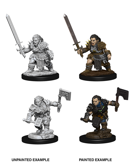 Pathfinder Battles Deep Cuts: Female Dwarf Barbarian | Arkham Games and Comics