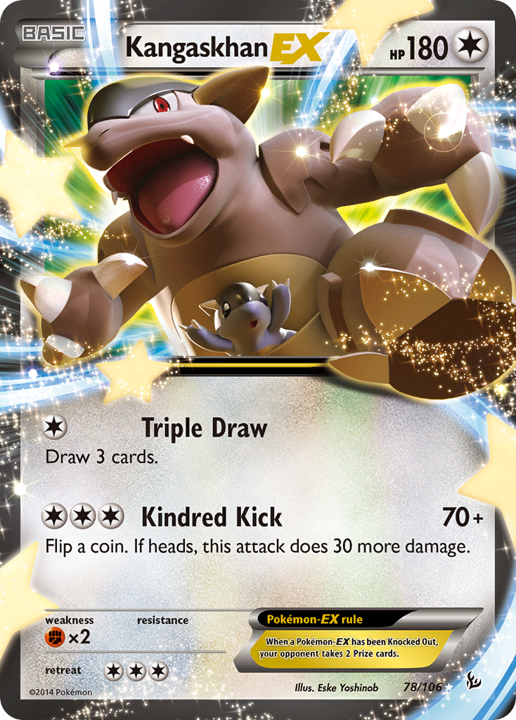 Kangaskhan EX (78/106) [XY: Flashfire] | Arkham Games and Comics