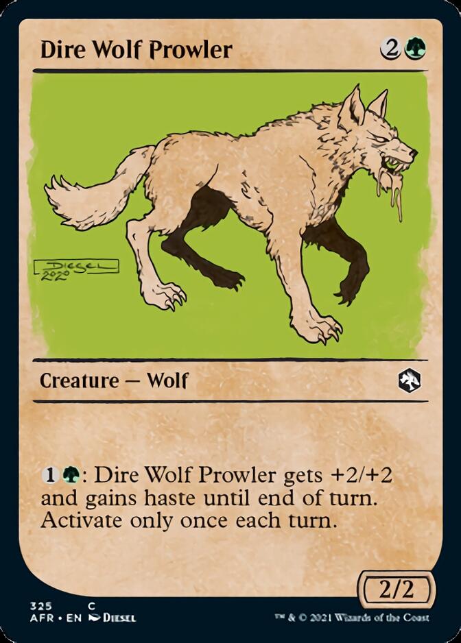 Dire Wolf Prowler (Showcase) [Dungeons & Dragons: Adventures in the Forgotten Realms] | Arkham Games and Comics