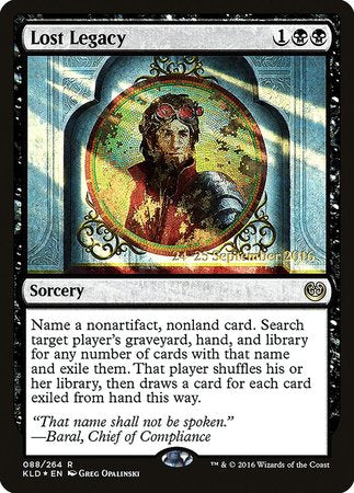 Lost Legacy [Kaladesh Promos] | Arkham Games and Comics