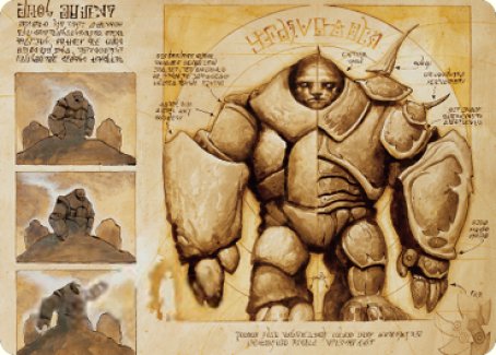 Precursor Golem Art Card [The Brothers' War Art Series] | Arkham Games and Comics