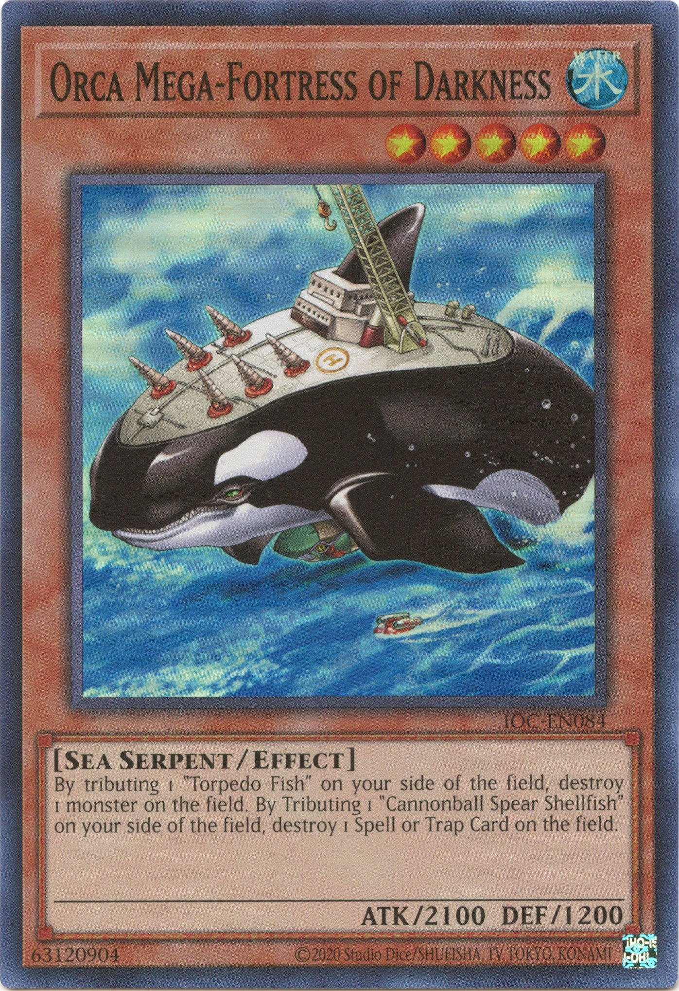 Orca Mega-Fortress of Darkness (25th Anniversary) [IOC-EN084] Super Rare | Arkham Games and Comics