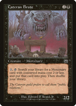 Cateran Brute [Mercadian Masques] | Arkham Games and Comics