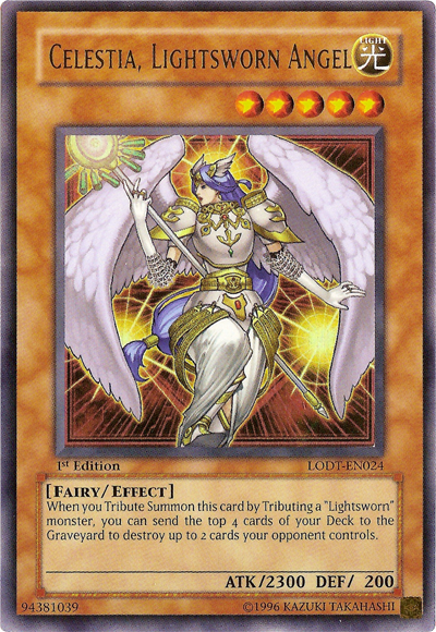 Celestia, Lightsworn Angel [LODT-EN024] Ultra Rare | Arkham Games and Comics