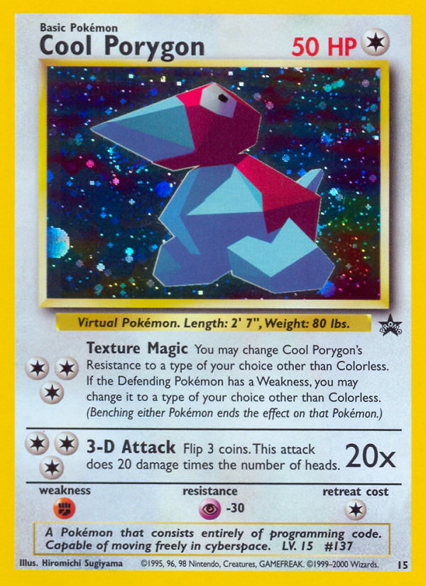 Cool Porygon (15) [Wizards of the Coast: Black Star Promos] | Arkham Games and Comics