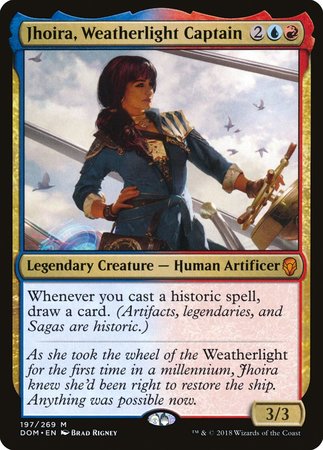 Jhoira, Weatherlight Captain [Dominaria] | Arkham Games and Comics